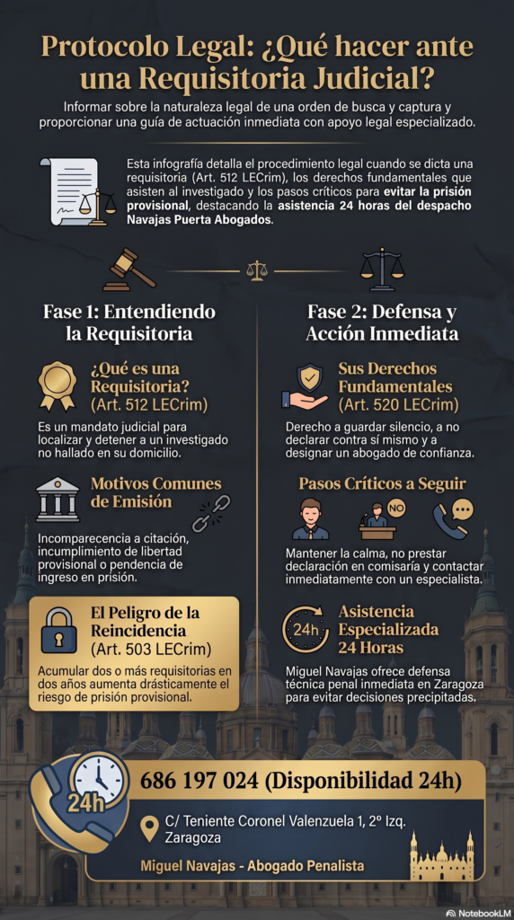 La policía viene a buscarme a casa, ¿Qué hago? Abogado penalista Zaragoza